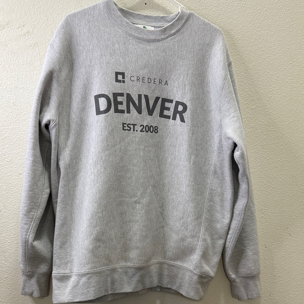 Gray Crewneck Sweater for Men